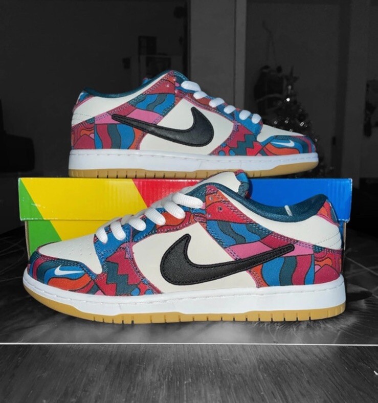 Nike Sb Dunk Low Pro Qs X Parra (Size 42eu) 8.5us