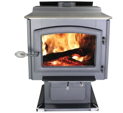 HEATER / STOVE Wood Burning - 152,000 BTU - 3,200 Sq Ft - UL Listed - EPA Cert