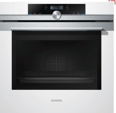 Siemens iQ700 HB634GBW1 Edelstahl Backofen weiß EEK A