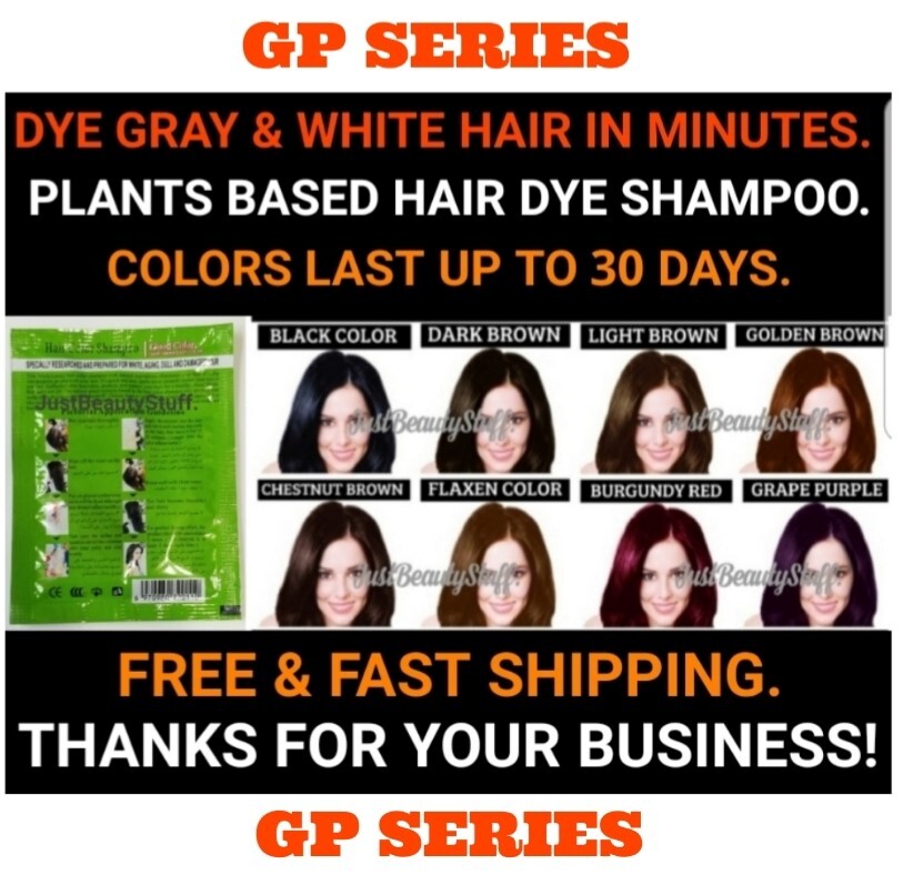 Gray&white Hair In Minutes
