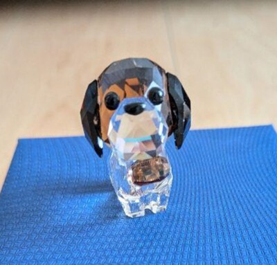 置物 SWAROVSKI - SWAROVSKI Puppy Bernie the Saint Bernard Swarovski Puppy - Bernie the Saint Bernard