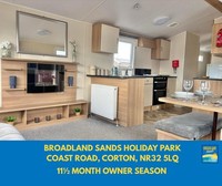 CHEAP STATIC CARAVAN FOR SALE IN LOWESTOFT - 11.5 MONTH OWNER SEASON!