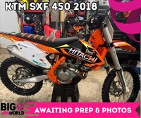 KTM SXF 450 2018 - Engine Rebuild, Rear Shock Upgraded, Fresh Front Fork Service