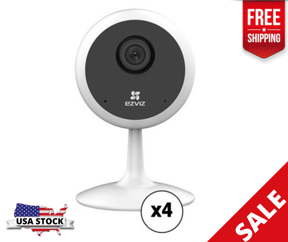 Ezviz C1C 1080p Wi-Fi Security Camera (4-Pack)
