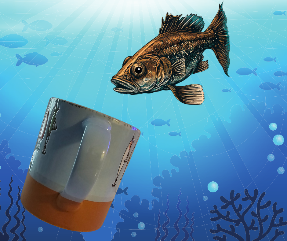 Wishing I Was Fishing Coffee Mug