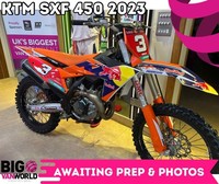KTM SXF 450 2023 - Only 25 Hours - UnUsed OEM Plastics, Suspension, Tyres