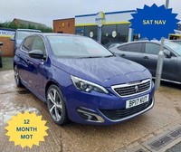 2017 Peugeot 308 1.6 BlueHDi 120 GT Line 5dr HATCHBACK Diesel Manual