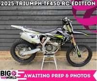 Triumph TF 450 RC 2025 - INC VAT - Only 24 hrs - HUGE SAVING