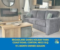 BRAND NEW STATIC CARAVAN FOR SALE AT BROADLAND SANDS HOLIDAY PARK 