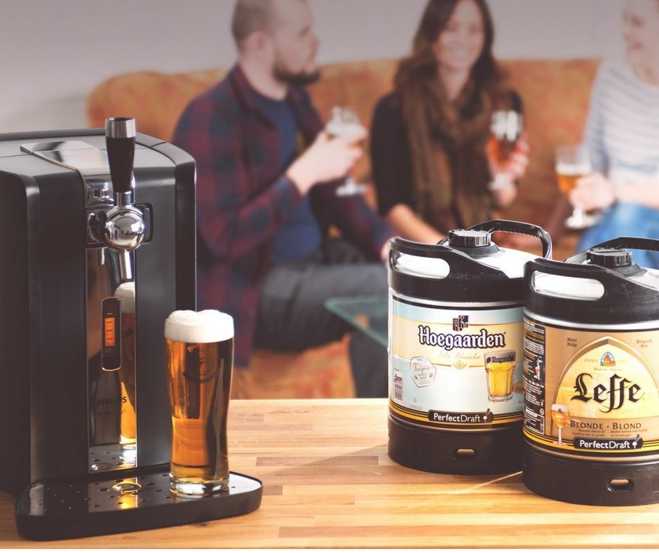 Perfect Draft Keg Machine Phillips CHILLED BEER ON TAP IN YOUR HOME