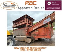 Terex Finley 595 box soil screener mobile scalping screen crusher 