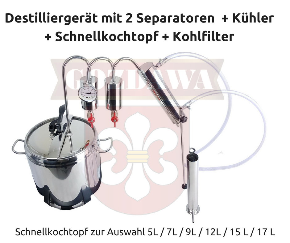 Destille Alkohol 30L kessel Edelstahl Destillieranlage haus Wein Schnapsbrennen