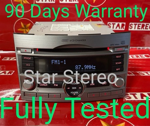 Subaru Legacy 2010-12 AMFM Radio mp3 CD Receiver PE645U1 PN 86201AJ64A SU111BU