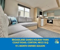 BRAND NEW STATIC CARAVAN FOR SALE AT BROADLAND SANDS HOLIDAY PARK 