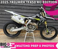 Triumph TF 450 RC 2025 - 1 Hr Use - Immaculate - INC VAT