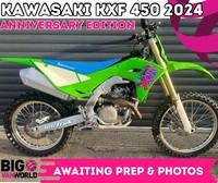 Kawasaki KXF 450 2024 Anniversary - Only 20 Hours - Stock & Great Condition