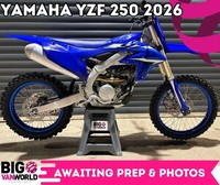 Yamaha YZF 250 2026 - Only 4 Hours Use - One Week Use - BIG SAVING