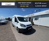 2017 67 FORD TRANSIT CUSTOM 2.0 290 HR P/V 104 BHP DIESEL