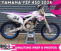Yamaha YZF 450 2024 - 68 Hours - XTrig PHDS bar mounts & RFX Wavey Rear Disc