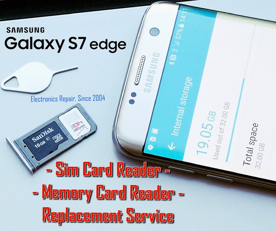 Samsung Galaxy S7 Edge G935 Sim Card Reader Sd Memory Card Reader