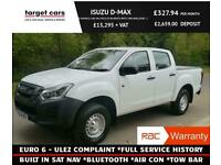 2018 Isuzu D-Max 1.9TD DOUBLE CAB 4X4 PICK UP IN WHITE WITH TWO BAR (EURO 6) PIC