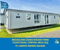 BRAND NEW STATIC CARAVAN FOR SALE ON BROADLAND SANDS HOLIDAY PARK 
