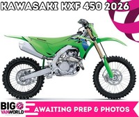 Kawasaki KXF 450 2026 - Sub 10 Hours Use - AsNew Cond. - BrandNew Tyres, C&S