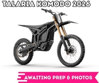 Talaria Komodo 32KW 2026 - Only 20min Road Use - Still On Original Charge