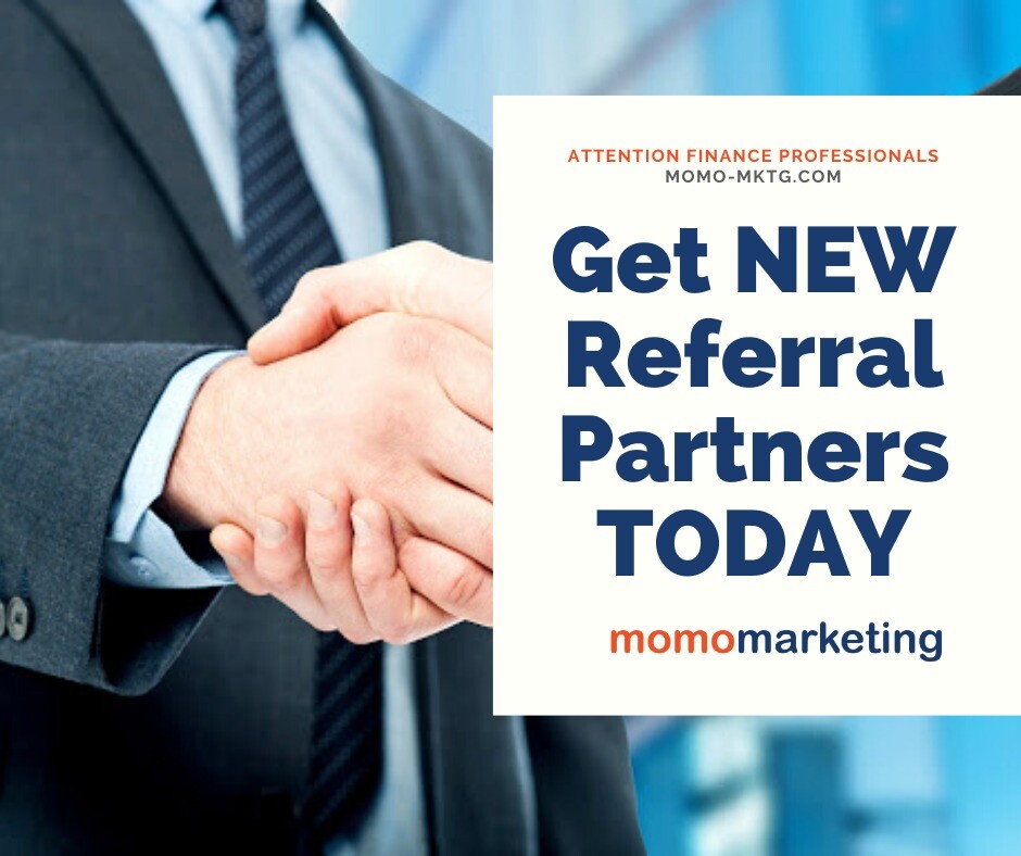Referral Partners for Finance Professionals (Mortgage/Real Estate