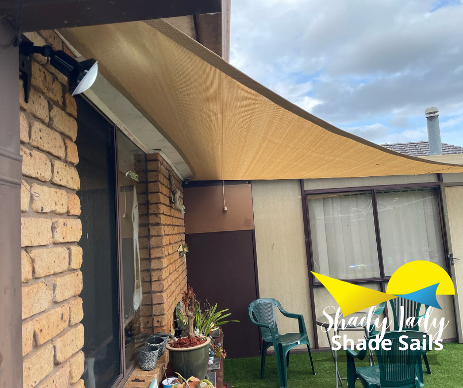 Right Angle Triangle Shade Sails SAND BLACK GREY 95% UV 280GSM SUPER STRONG