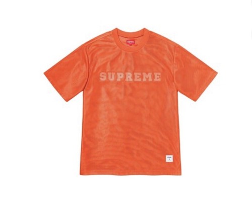 SUPREME Dazzle Mesh S/S Top Orange Size L www.soul-drips.com