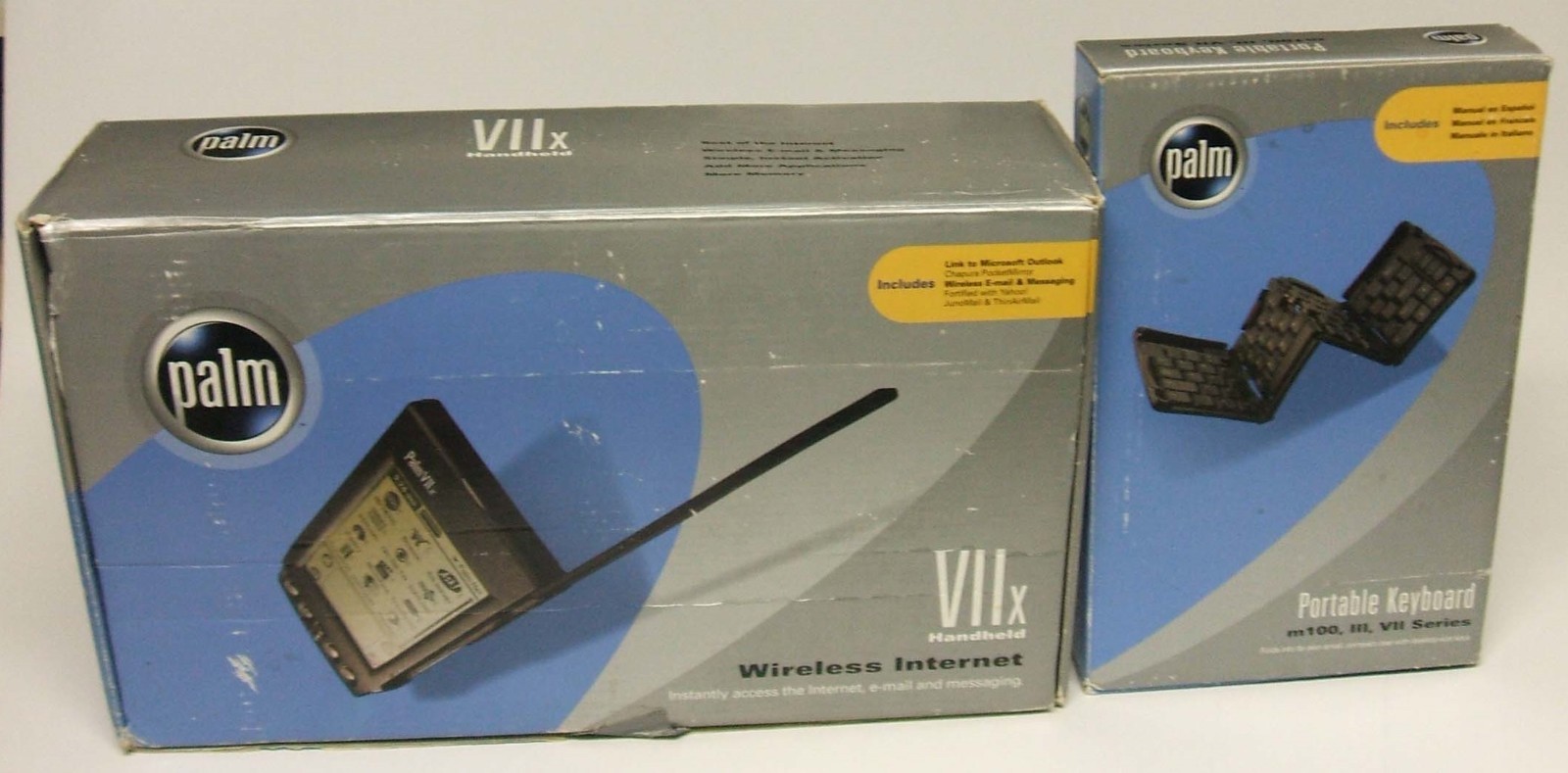 Palm VIIx PDA wireless handheld PDA with keyboard vintage - Tested & Works