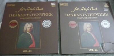 New - Two  Bach Das Kantatenwerk Complete Cantatas Vol. 40 & 43 - 2 LP Box Sets