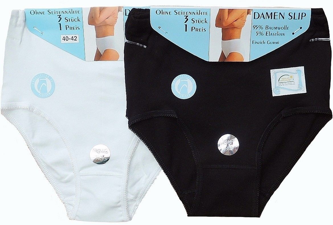 Multipack Di Cinque Slip In Cotone Elasticizzato Multicolor Da Donna - Foto 4