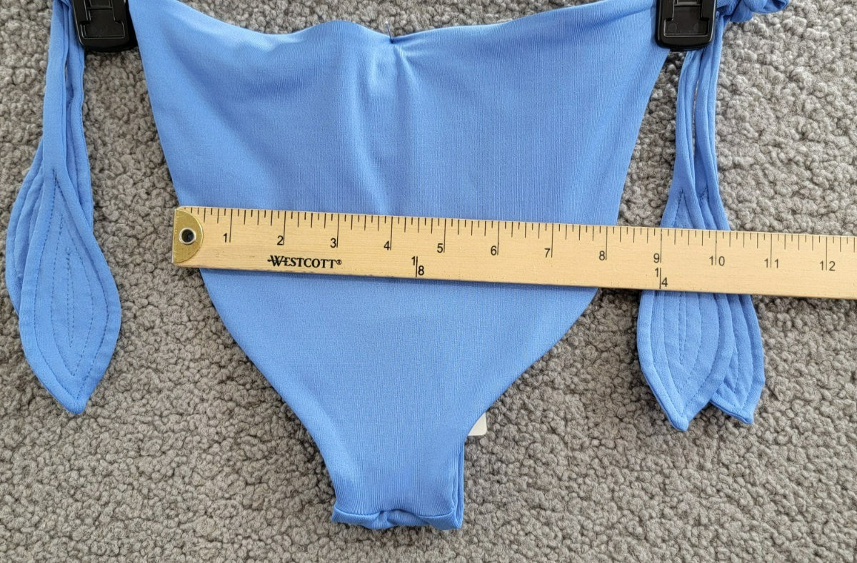Peixoto Amara Bikini Top & Juliet Bikini Bottom Set Women's M Laz Blue Side Tie - Picture 19 of 23