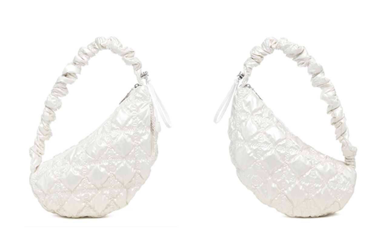 Carlyn Cozy Glow Bag - Pearl White / Tote, Shoulder