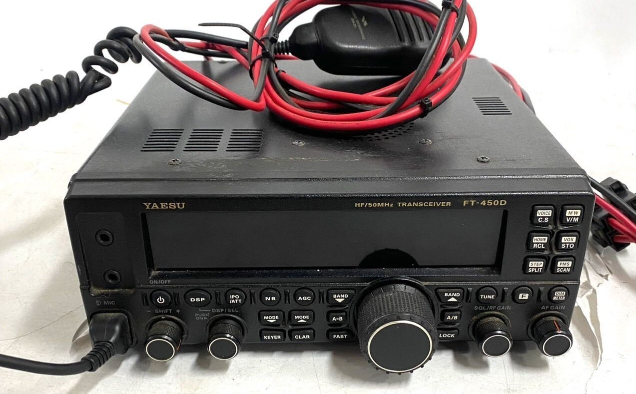 FT-450D   HF～５０MHｚトランシーバー（１００Ｗ）動作確認済み Yaesu FT-450D HF + 50Mhz 100W