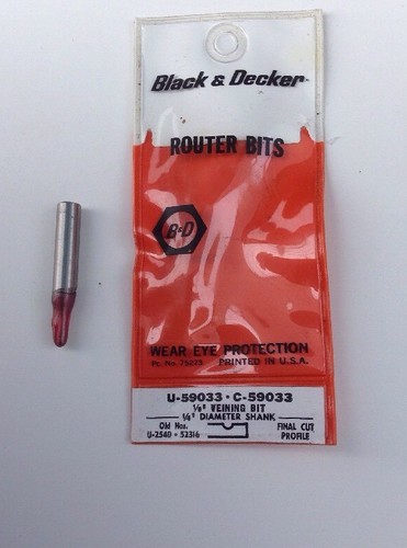 Black & Decker U-59033 1/8