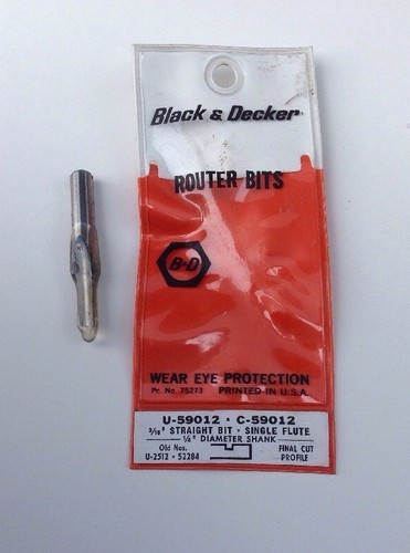 Black & Decker U-59012 3/16