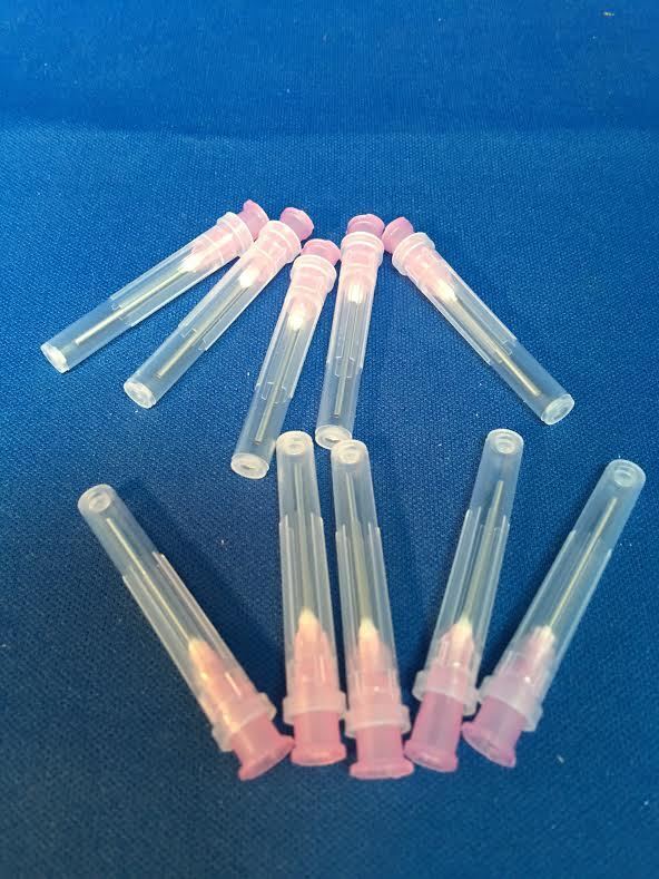 10 Blunt Dispensing Needles Syringe Blunt Tip Needle 18 Ga 1" Luer Lock 1 inch