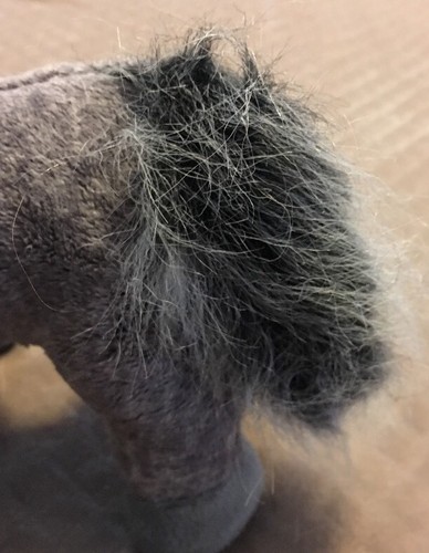 Ganz Webkinz HM098 Grey Arabian Horse Plush Stuffed Animal New Near Played With