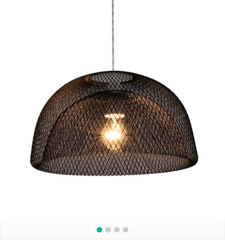 Brand new black mesh effect Debenhams light shade / lamp shade in