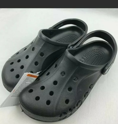 【Crocs】 正規品★ Marbled Baya Clog Black Crocs Exclusive Men's Baya Marbled Slip On Clogs with Pouch