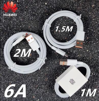 HUAWEI 66W SuperCharge adapter 6A Type C Cable For Mate 40pro+ P50 Pro p40 P30