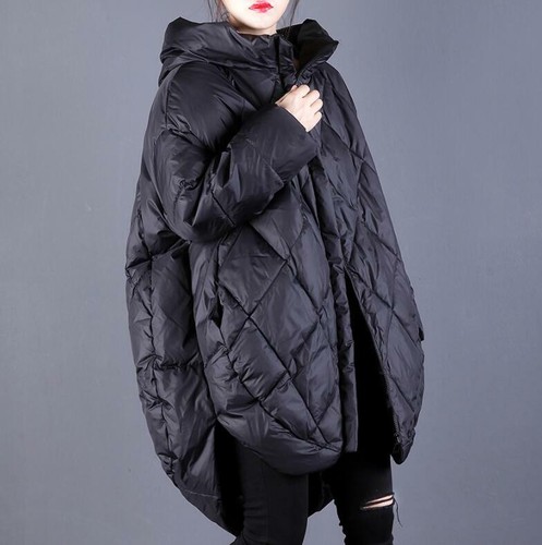 Damen Oversize Damen Wattemantel Kapuze Winter Warm Parkas Bodenlange Outwear Mantel Kleidung Accessoires Expertdigital Net