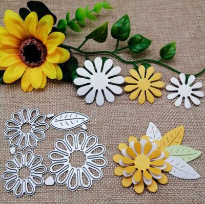 Chrysanthemum Leaf Metal Cutting Dies Stencils Scrapbooking Embossing Template