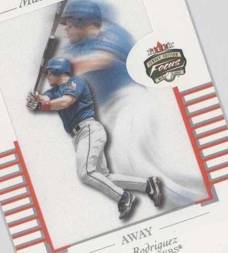 2002 Fleer Focus Jersey Edition - Ivan Rodriguez #4 M