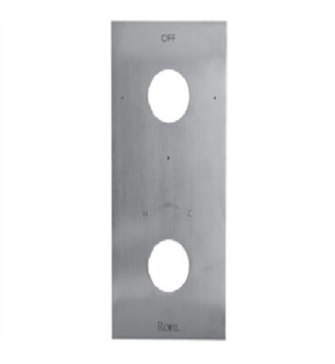 Rohl Handle plate, Polished Chrome BP1050RTMAPC