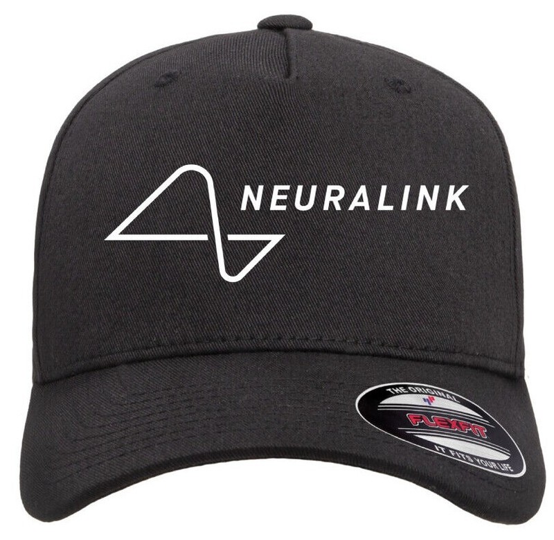 Neuralink logo Tesla Elon Musk Neura  Hat Flexfit Baseball
