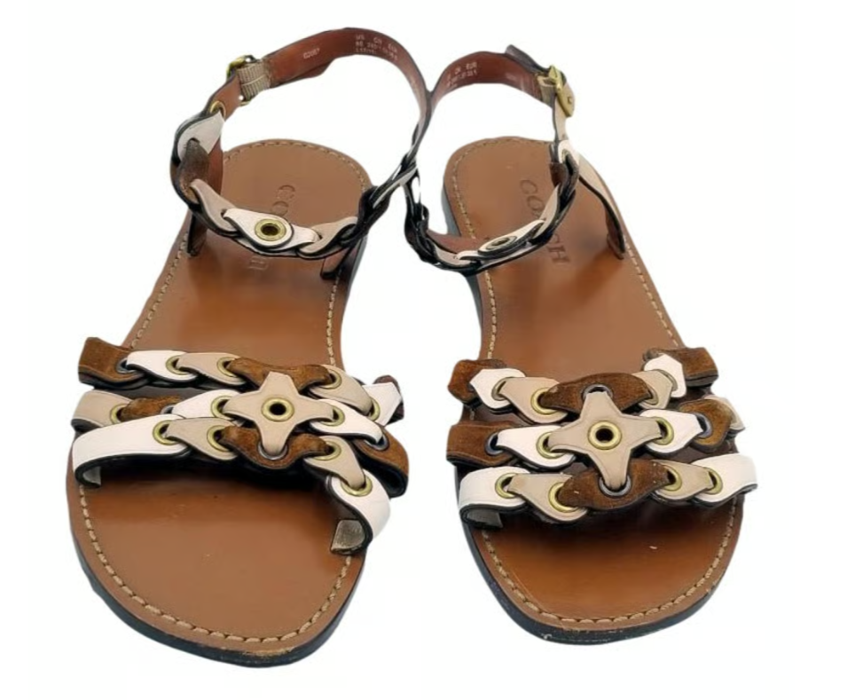 COACH SANDAL ブラウン サイズ8 美品 BROWN W Shoe Size 8 COACH Sandals – Karen's Kloset